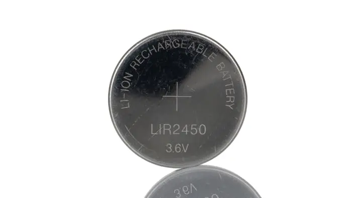 LIR2450 120 mAh Rechargeable Lithium Battery