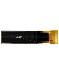 0.69 inch 96x16 px OLED Display Panel